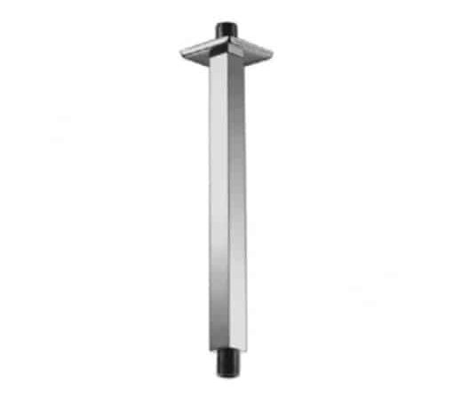 ΒΡΑΧΙΟΝΑΣ ΟΡΟΦΗΣ ΤΕΤΡΑΓΩΝΟΣ 15cm - SILVER & BLACK MATT