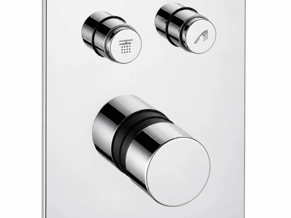 ΜΙΚΤΗΣ ΕΝΤΟΙΧΙΣΜΟΥ ΤΕΤΡΑΓΩΝΟΣ PUSH BUTTON 2 ΕΞΟΔΩΝ (ΜΕ ΚΟΥΤΙ ΕΝΤΟΙΧΙΣΜΟΥ)
