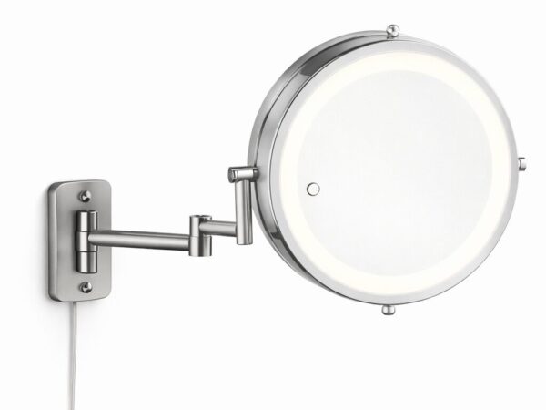 ΚΑΘΡΕΦΤΗΣ ΜΑΚΙΓΙΑΖ LED 200MM ME ΣΠΑΣΤΟ ΒΡΑΧΙΟΝΑ ΣΥΝΔΕΣΗ ΡΕΥΜΑ/USB