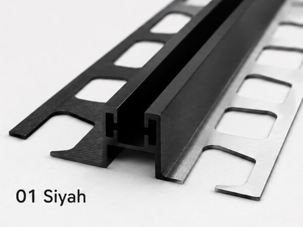 Προφίλ Διαστολής Αλουμινίου Μαύρο H=12mm – 270cm