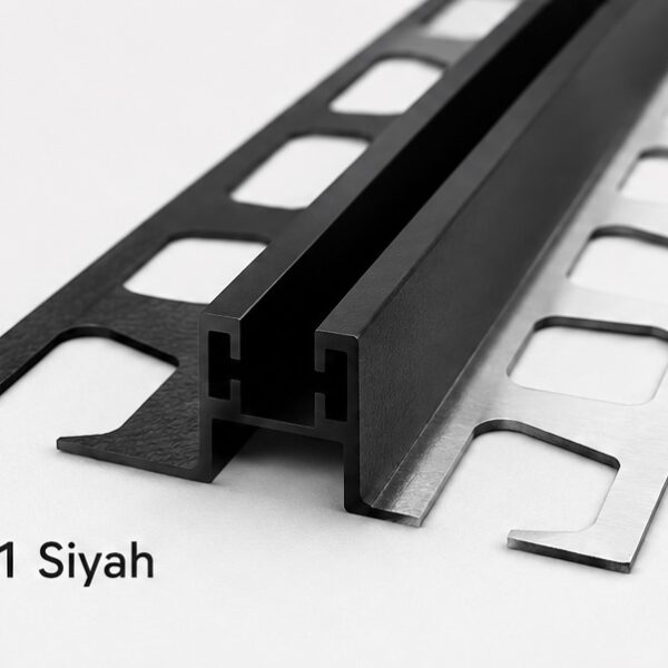 Προφίλ Διαστολής Αλουμινίου Μαύρο H=12mm – 270cm
