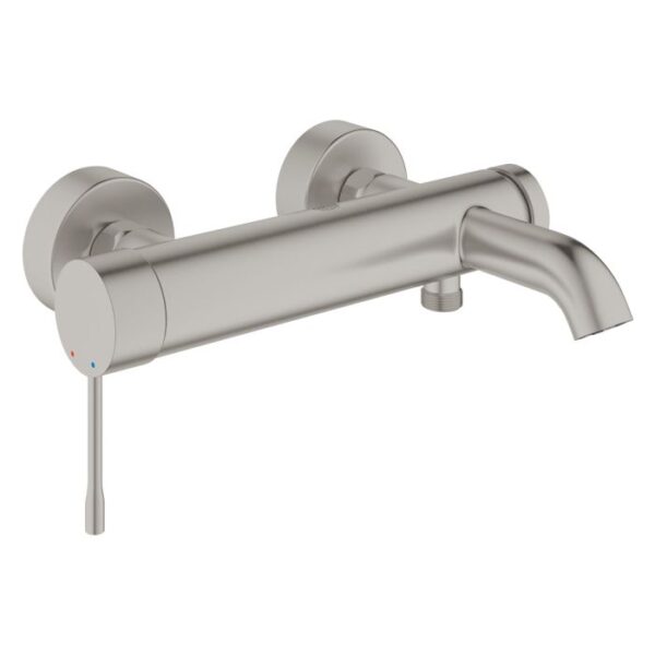ΜΠΑΤΑΡΙΑ ΛΟΥΤΡΟΥ ESSENCE 25250DC1 ΜΟΝΟ ΣΩΜΑ SUPERSTEEL PVD GROHE